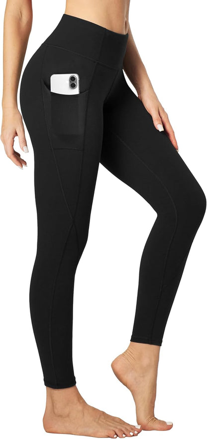 High Waist Women's Yoga Pants with Pockets - Stylish Workout Leggings for Ultimate Comfort and Performance