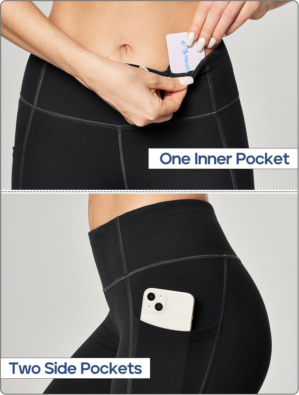 High Waist Women's Yoga Pants with Pockets - Stylish Workout Leggings for Ultimate Comfort and Performance